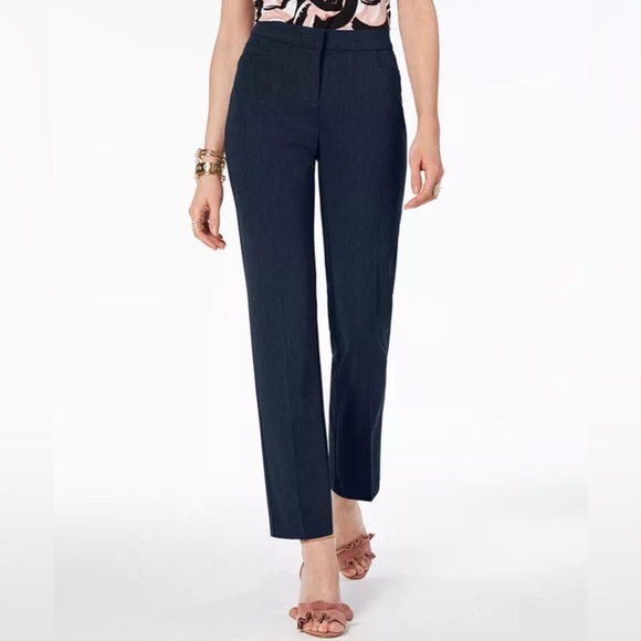 NWT INC Women’s 6 Short Straight Leg Trouser Dress Pants Office Mid Rise 6S - Picture 16 of 16